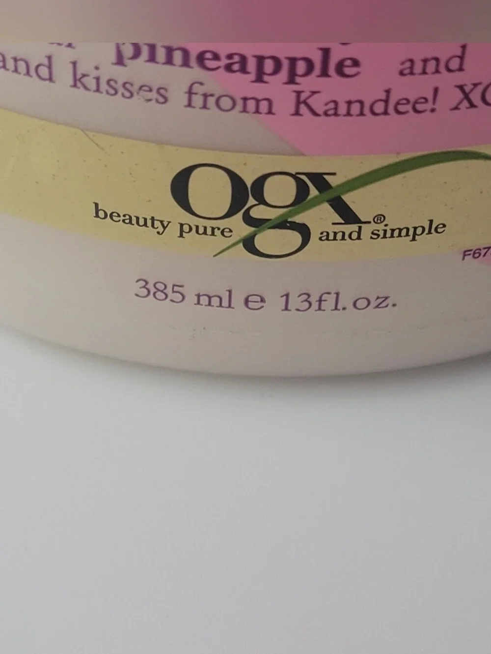 OGX Kandee Pop Glam Hugs XO Ultra Hydrating Shampoo Color Protection 13 fl oz
